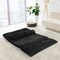 Adjustable Floor Sofa Bed Foldable Corduroy Steel Frame 330 Lbs